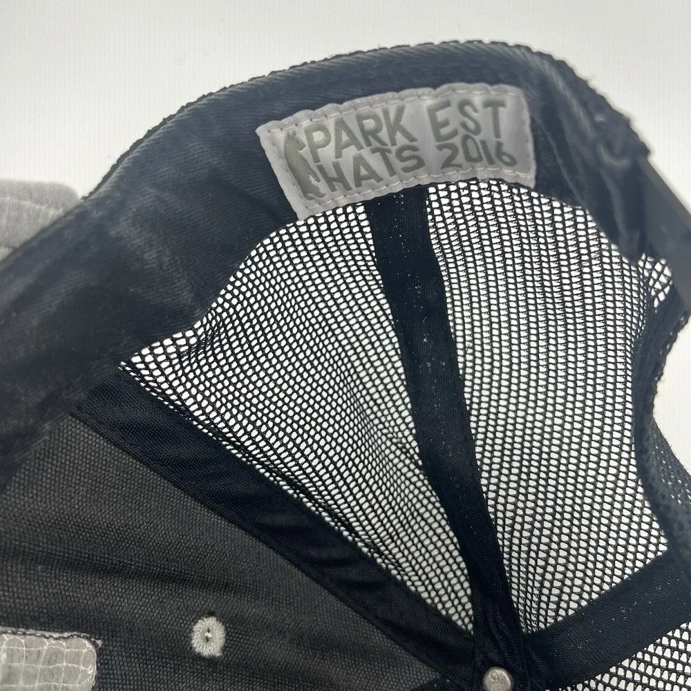 Acadia National Park Trucker Hat Gray Black Mesh Snapback Park Hats 2016
